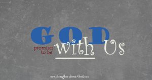 devotional on God being with Us