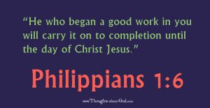 Philippians1:6 Devotional